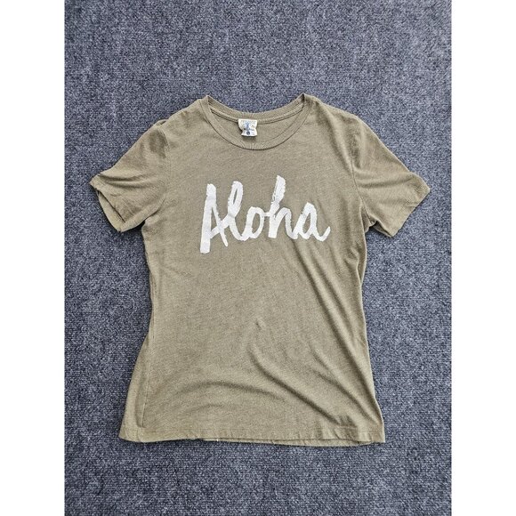 Project Aloha Hawaiian Graphic Short Sleeve Vacation Tee Small - Picture 1 of 3